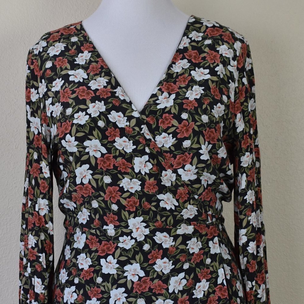 Privacy Please Nixon Midi Wrap Dress XL - Picture 3 of 9